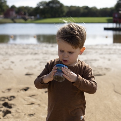 Caja de Estudio de Insectos con Lupa